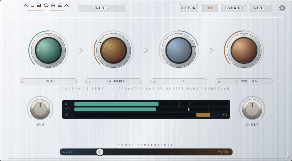 Alborea Glow plugin interface